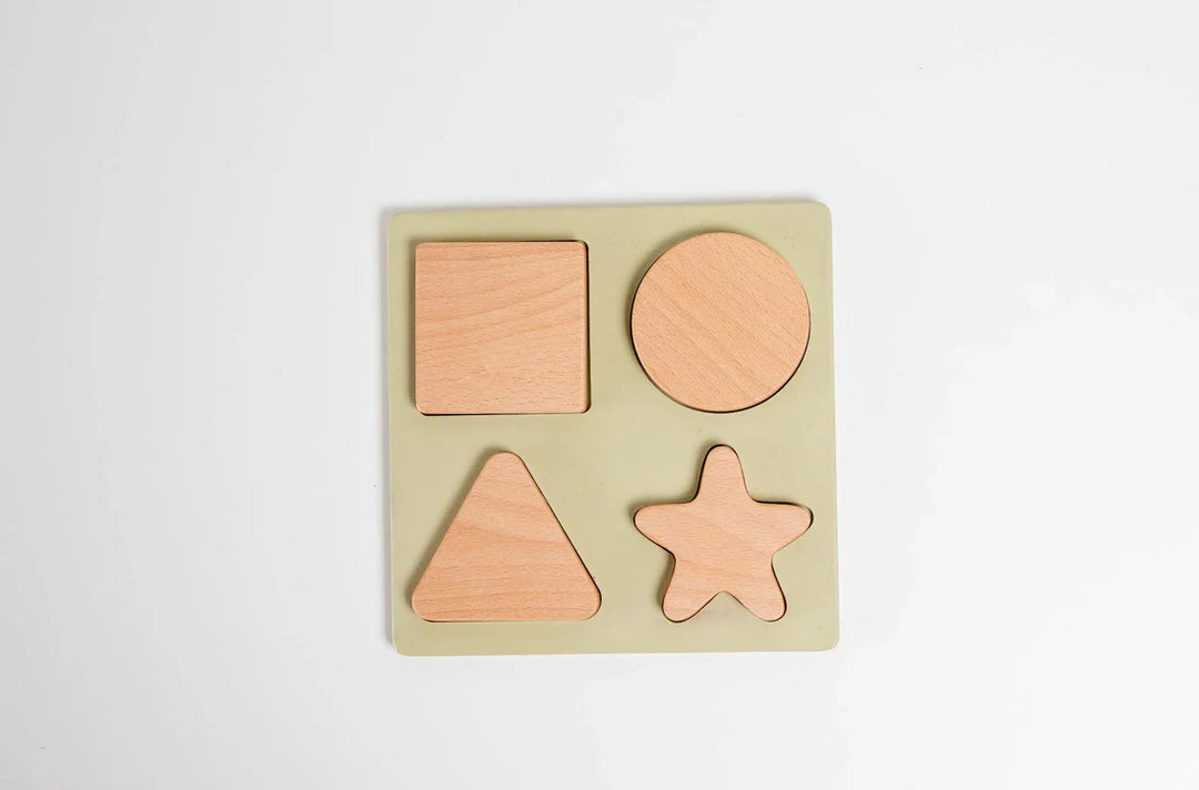 BIRCH & BUG Shape Puzzle Set of 4