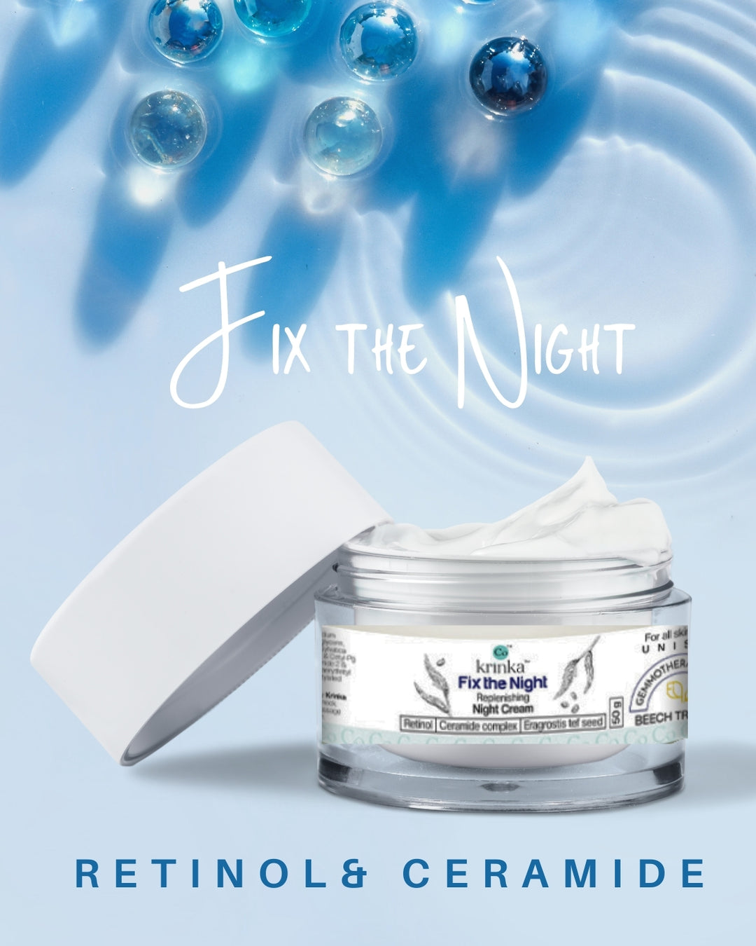 FIX THE NIGHT Replenishing night cream - 50 g