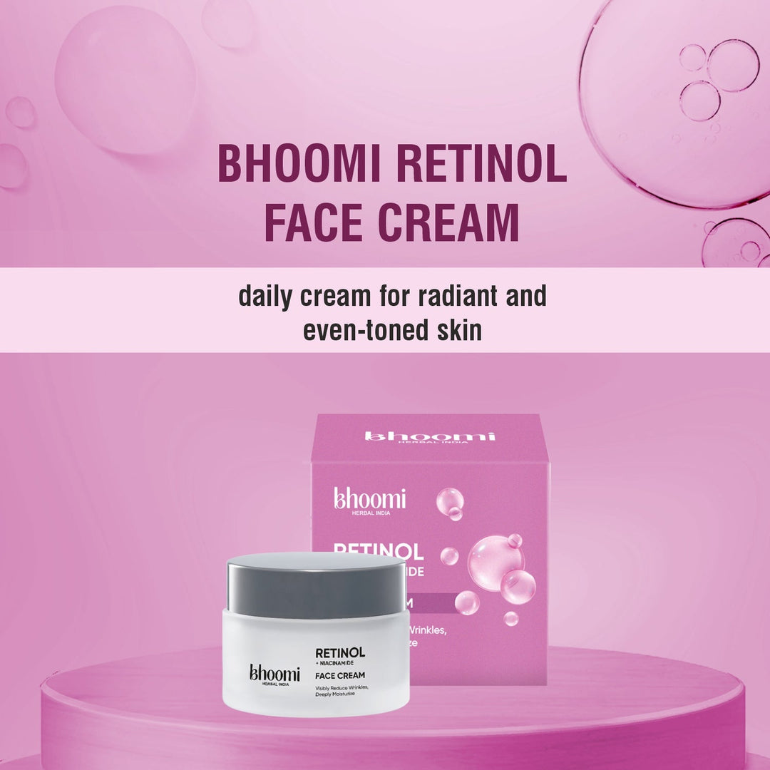 Bhoomi Herbal India RETINOL + NIACINAMIDE FACE CREAM