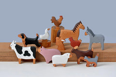 BIRCH & BUG Farm Animals Set of 12