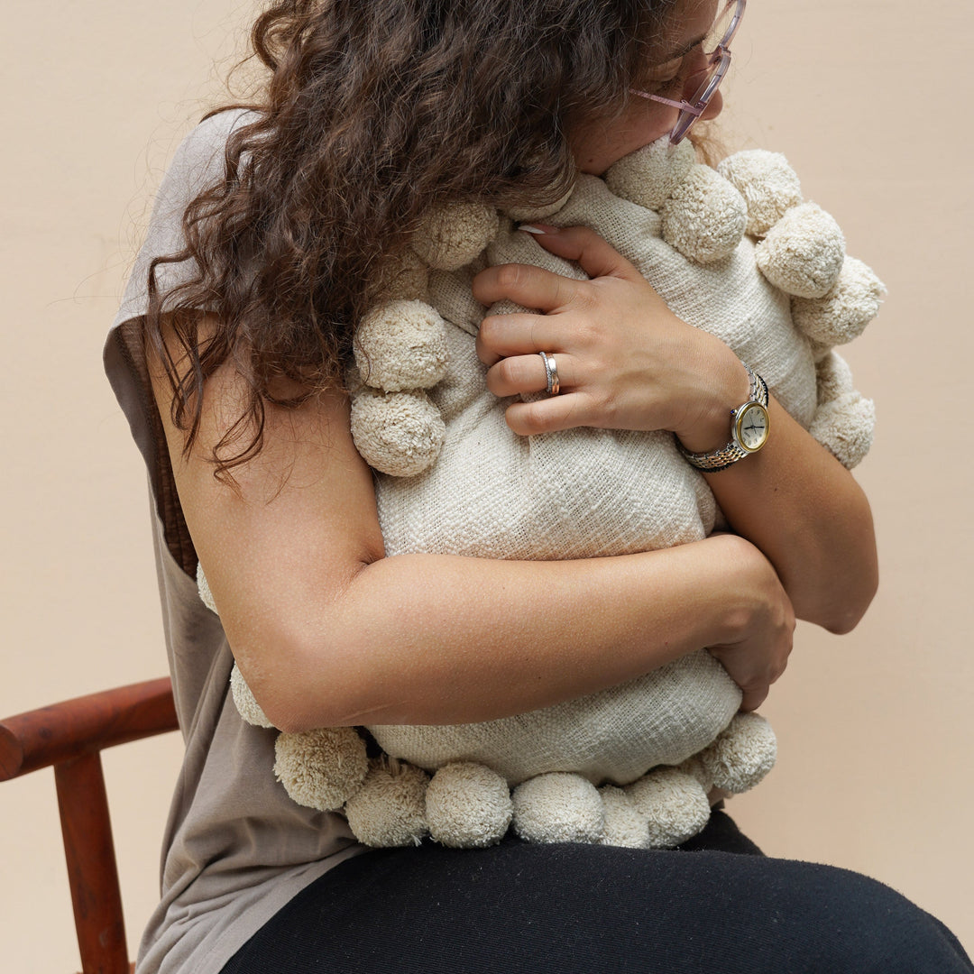 Muun Home Black & White Marble Pyramid w/brass Inlay