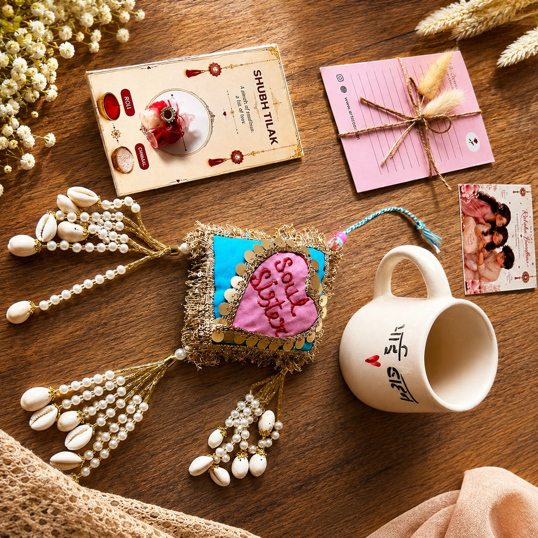 Artecasa Soul Sister Rakhi Hamper | Premium Raksha Bandhan Gift Hamper