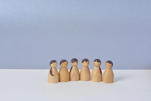 BIRCH & BUG Folk Natural Set of 6