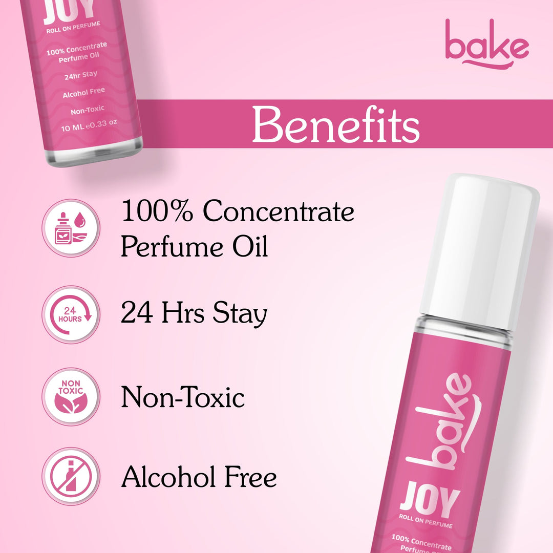 Joy 100% Concentrated Perfume Oil Roll on Fragrance For Men & Women-Peony (10ml)