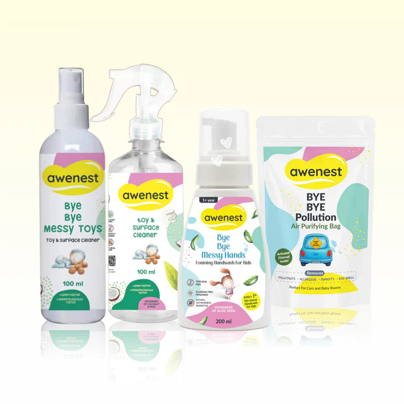 Combo of Kids Handwash, Bye Bye Pollution & Bye Bye Messy Toys - 2 * 100 ml