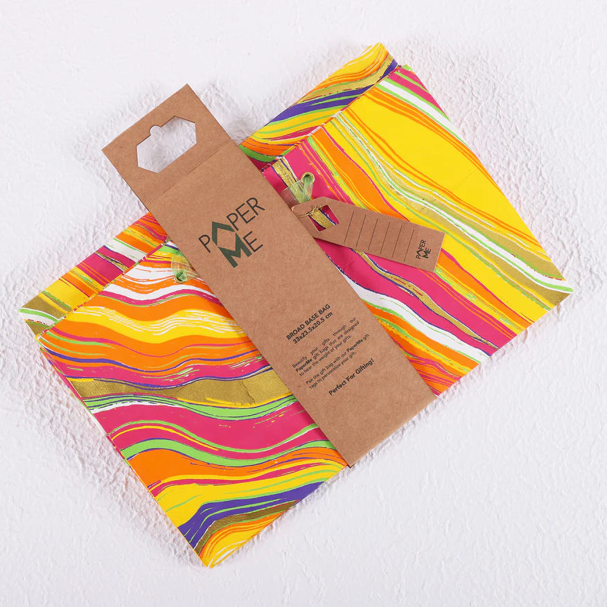 Leheriya Large Broad Base Gift Bag - Set of 2