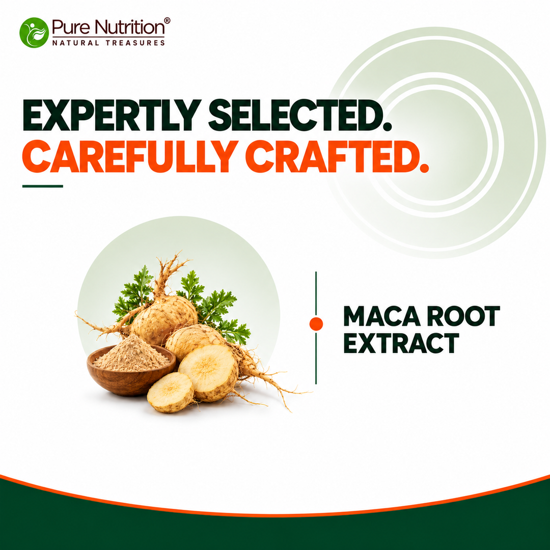 Maca Root Capsules 1000mg | Peruvian Maca Extract | 120 Veg Tablets