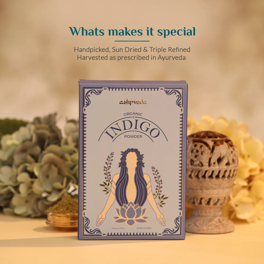 Organic Indigo Hair Color Powder