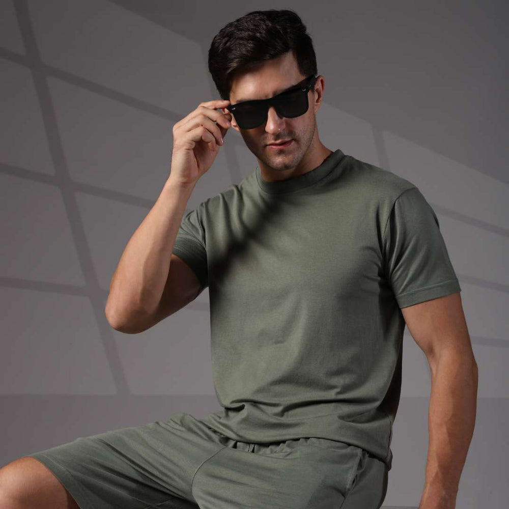 Nature Fab Men’s Organic Bamboo Round Neck Tshirt