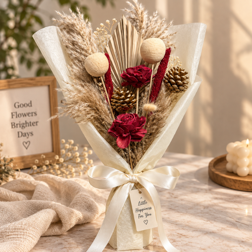 Grande Prairie – 50-Inch Pampas Flower Bouquet