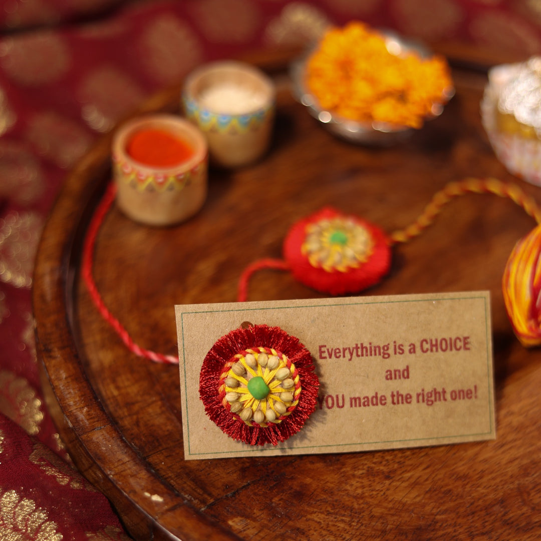 Scrapshala Sneh Plantable Rakhi | Roli-Chawal Included