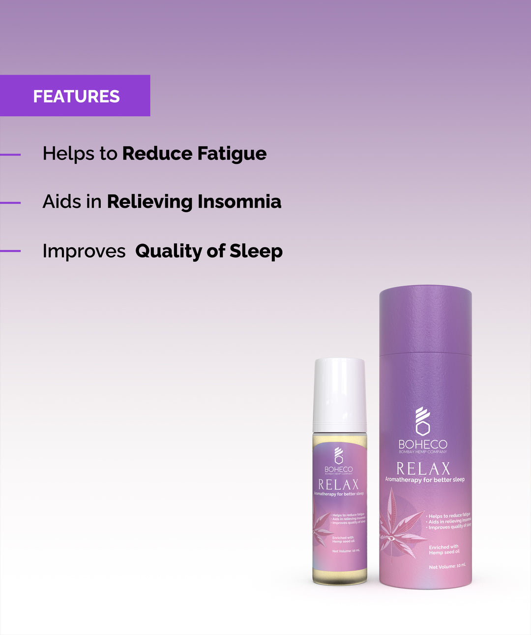 Boheco RELAX - Aromatherapy Roll-On For Sleep 10ML