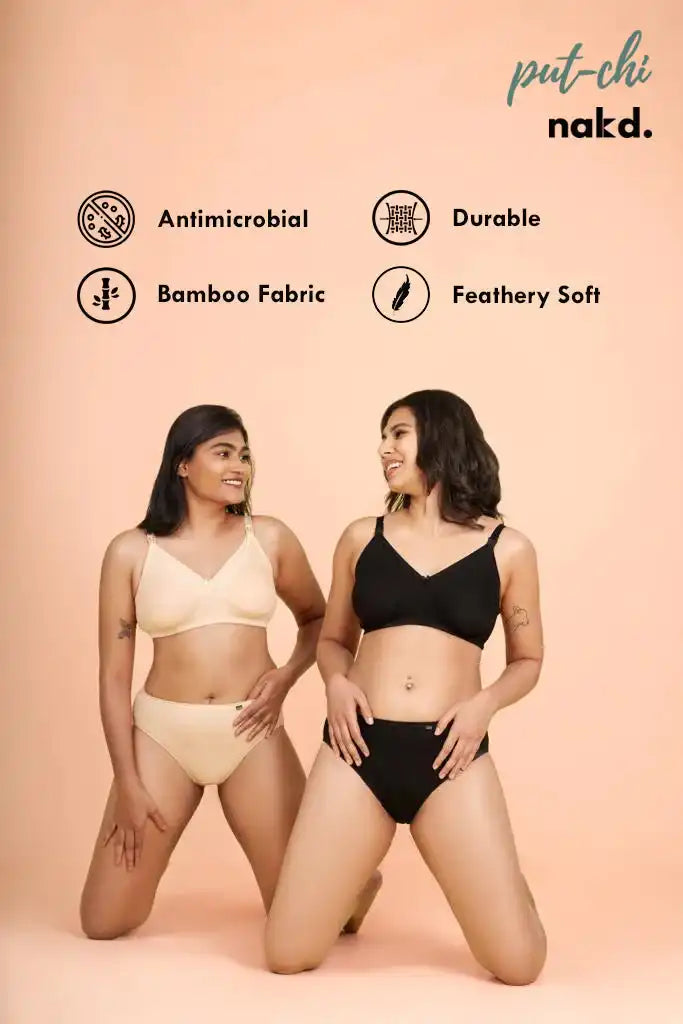 Black Nakd Non Padded Maternity Bamboo Bra