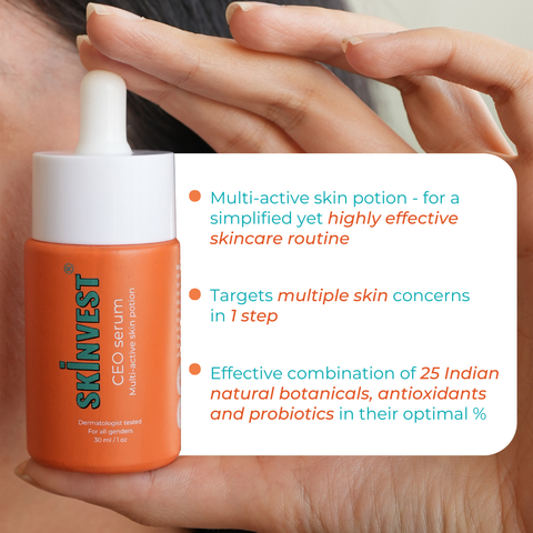 Skinvest CEO Multi-Active Serum | For all Skin type | 30 ml