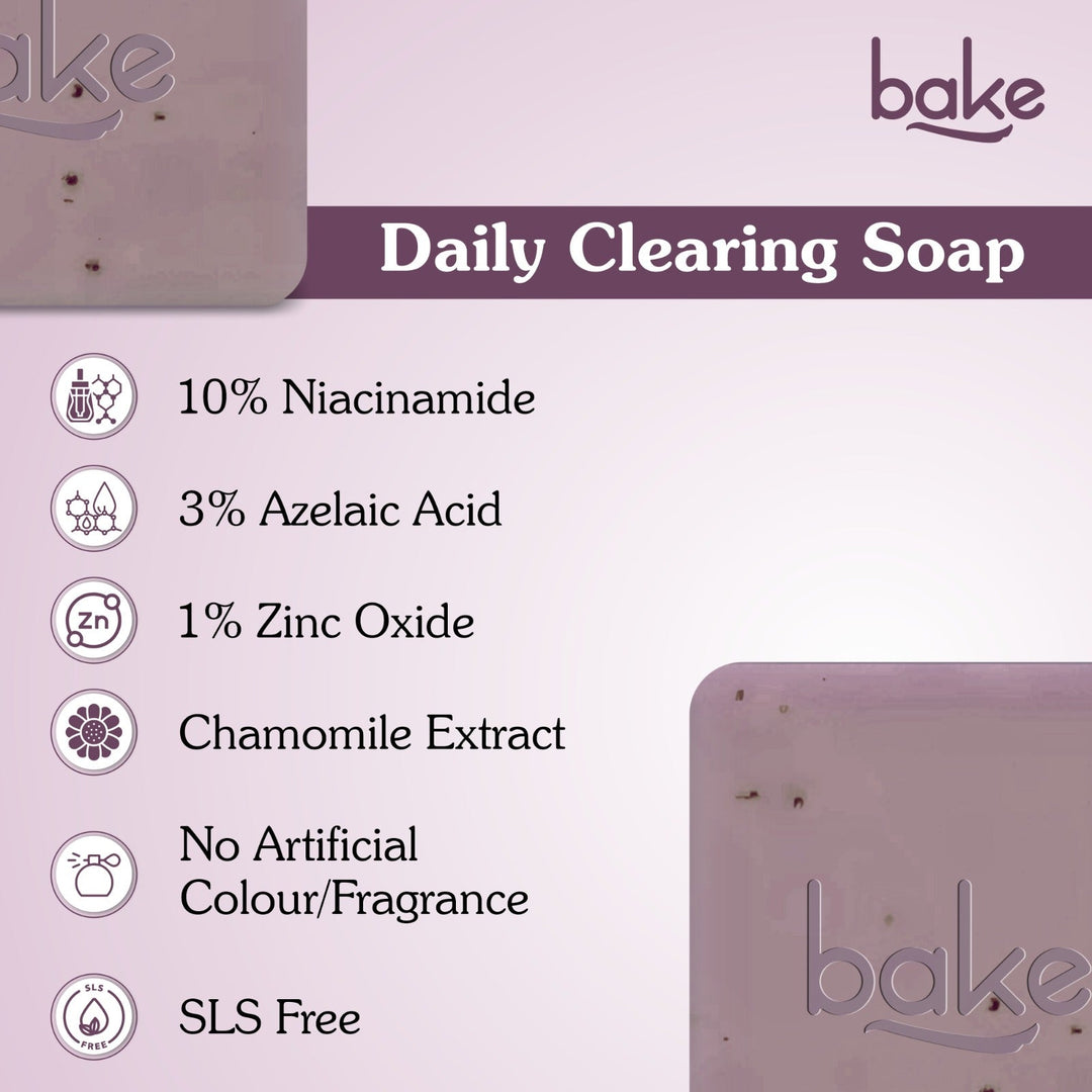 10% Niacinamide + 3% Azelaic Acid Scrub Treatment Soap (200 Gms Pack of 2)