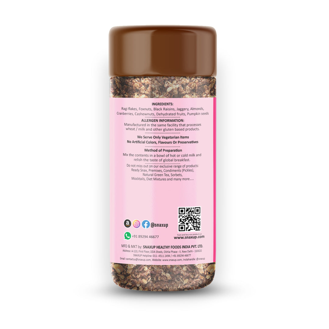 Snaxup Granola With Ragi Flakes