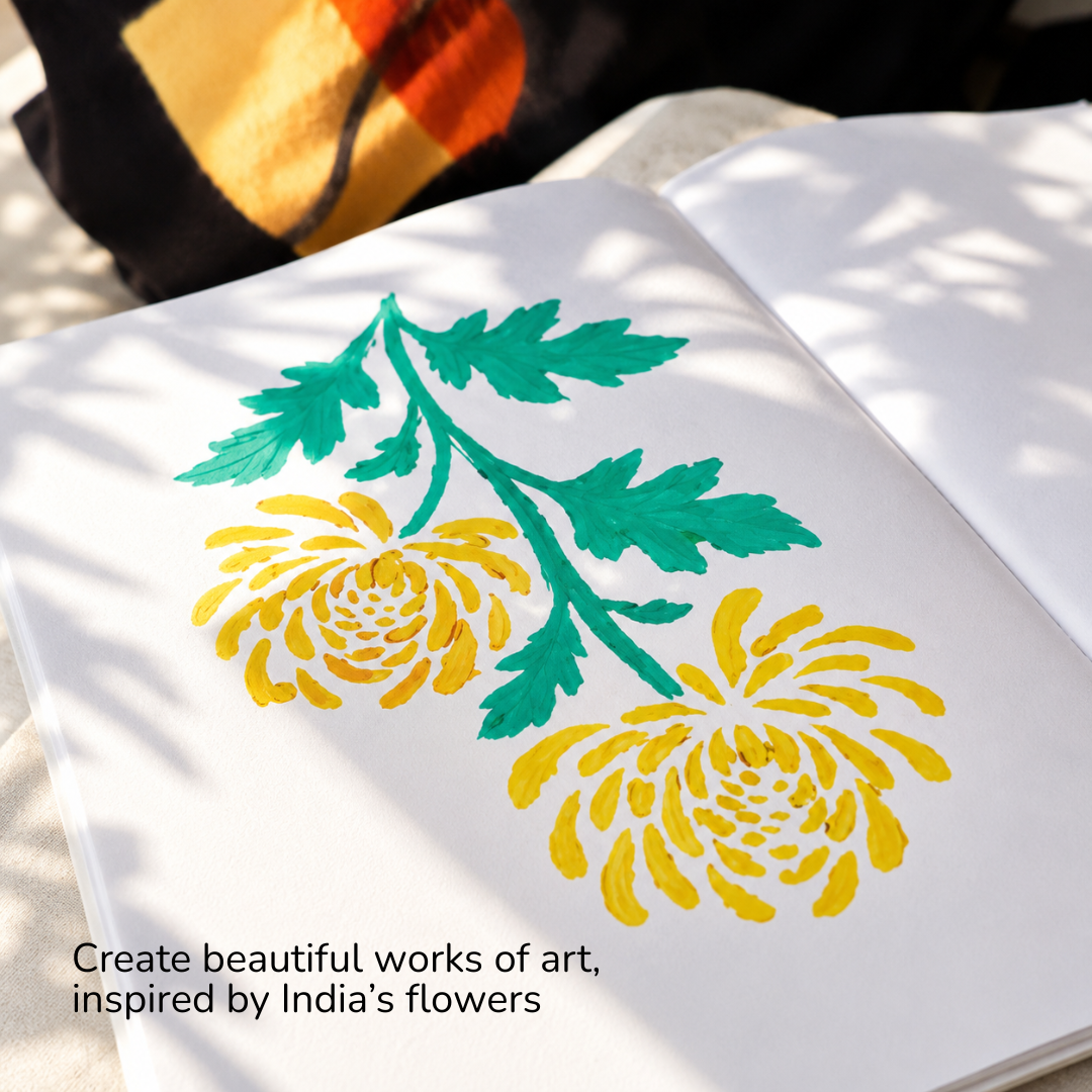 Gubbachhi Stencil Magic Flowers