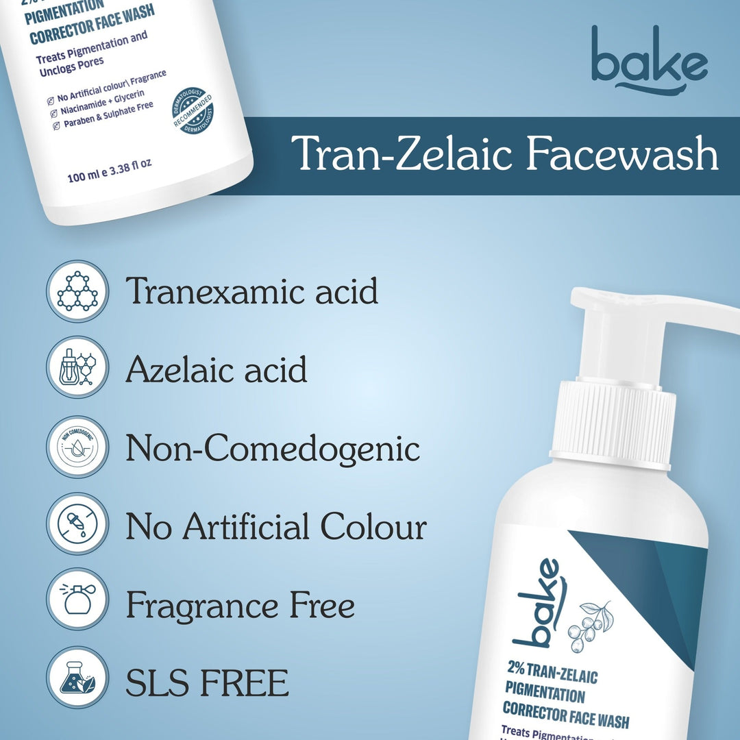 2% Tran-Zelaic Pigmentation Corrector Milky Face Wash For Pigmentation and unclogged pores