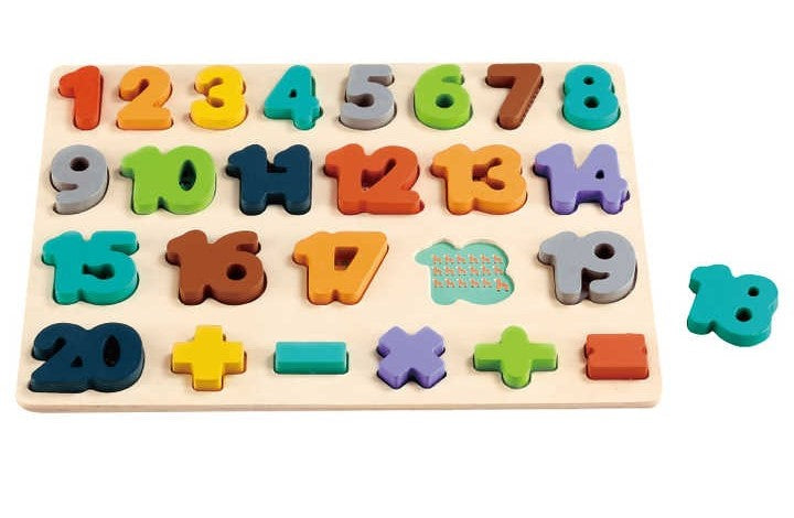 Wudly Chunky Number Board Set