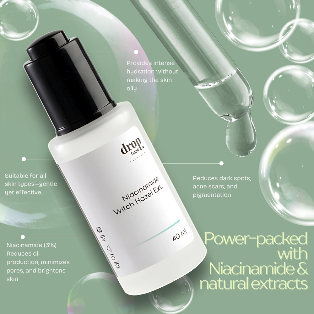 DropDead Naturals Niacinamide Face Serum DD13 | Oil Control | 40 ml