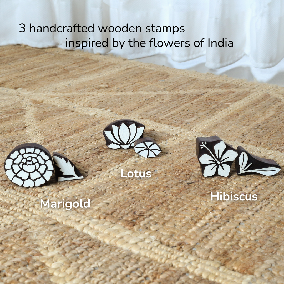 Gubbachhi Stamp art flowers