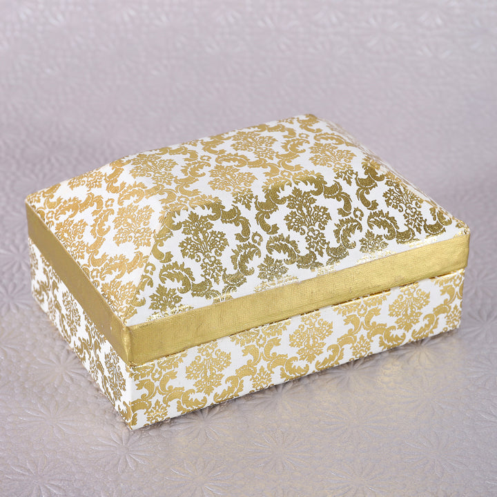 Damask Pyramid Shaped Box - 1 pc