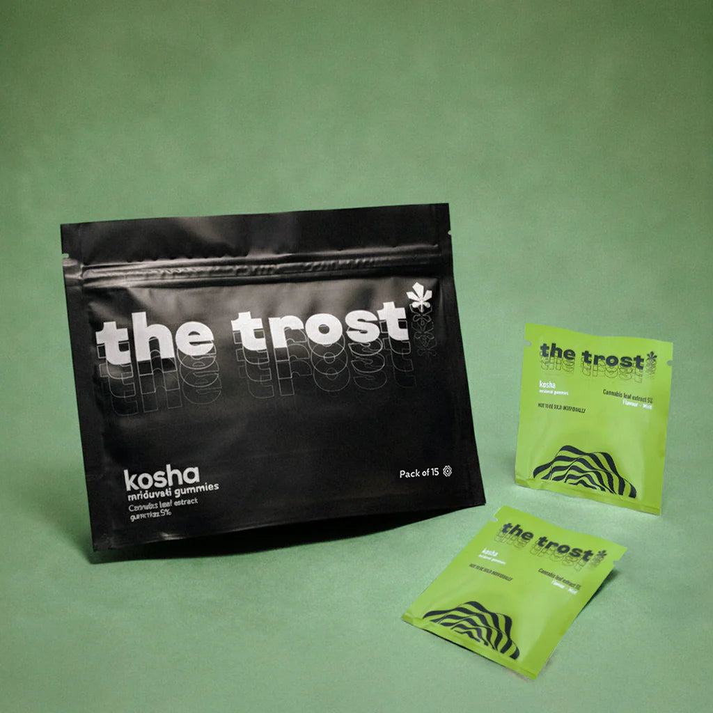 The Trost Kosha (Mint Flavor) Cannabis Gummies (Mriduvati) - 5% Cannabis Extract