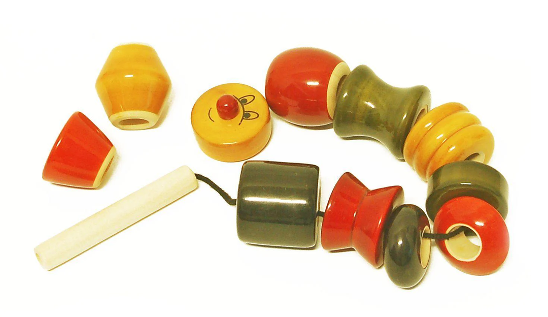 Fairkraft Creations Beadler | Wooden toys for Kids | Channapatna toys