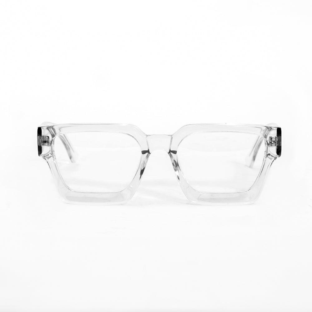 Monkstory MonkStory Runway Acetate Unisex Sunglasses - Nerdy Tranparent