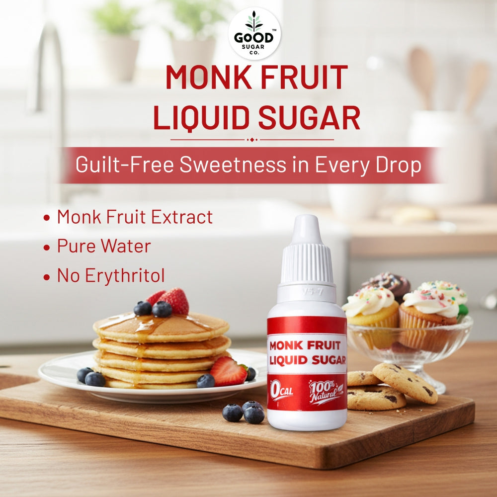 Good Sugar Co. Monk Fruit Liquid | Water + Monk Fruit | No Erythritol