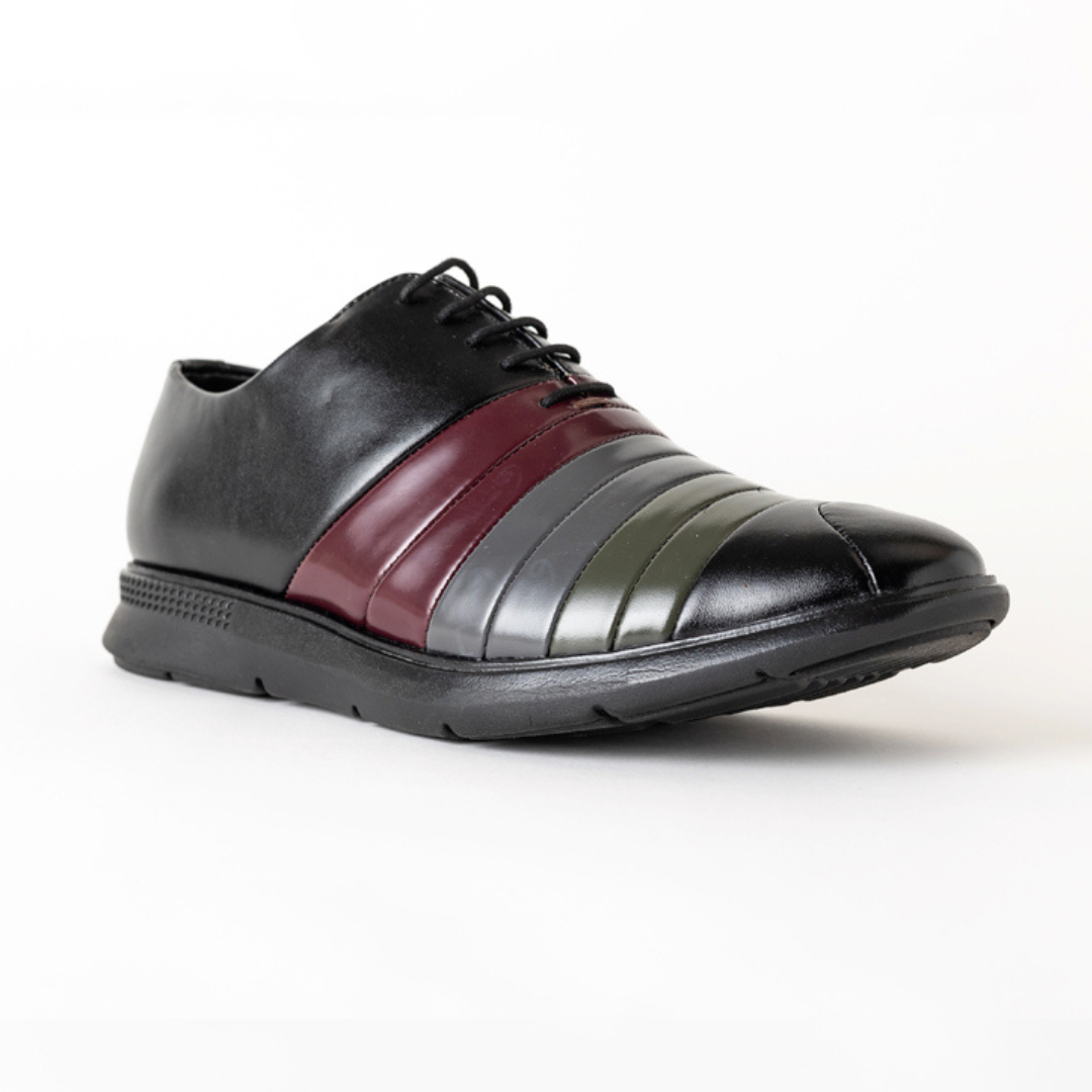 Monkstory Rebel Tricolor Smart Casual Lace-Ups