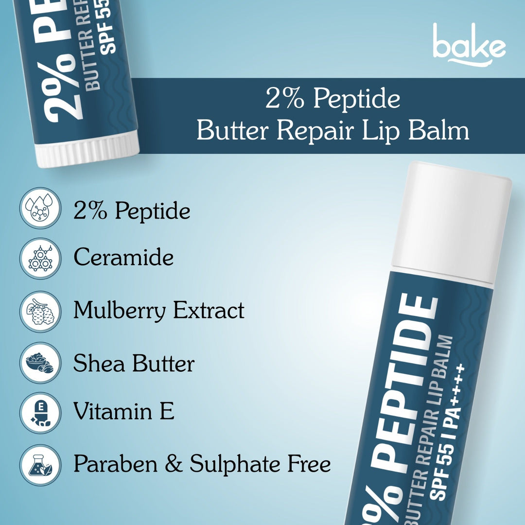 2% Peptide + Ceramide Butter Brightening Lip Balm SPF 55 PA++++