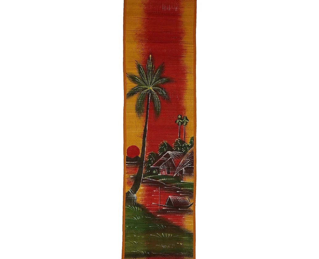 Day & Night (Set) Bamboo Mat Wall Hangings