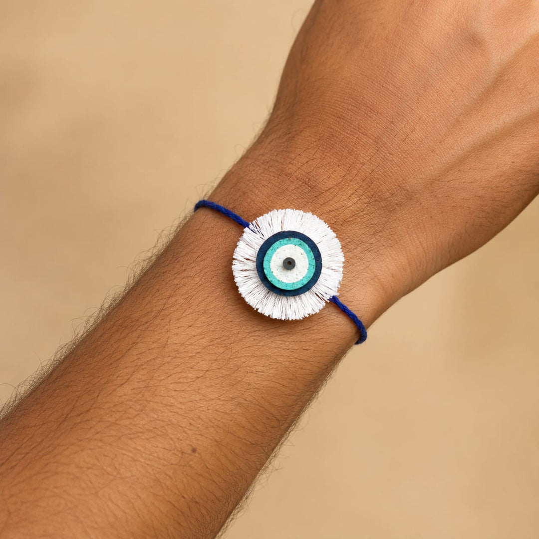 Nazarbattu Plantable Rakhi & Lumba Sibling Box | Eco-Friendly Bhaiya-Bhabhi Rakhi | Scrapshala
