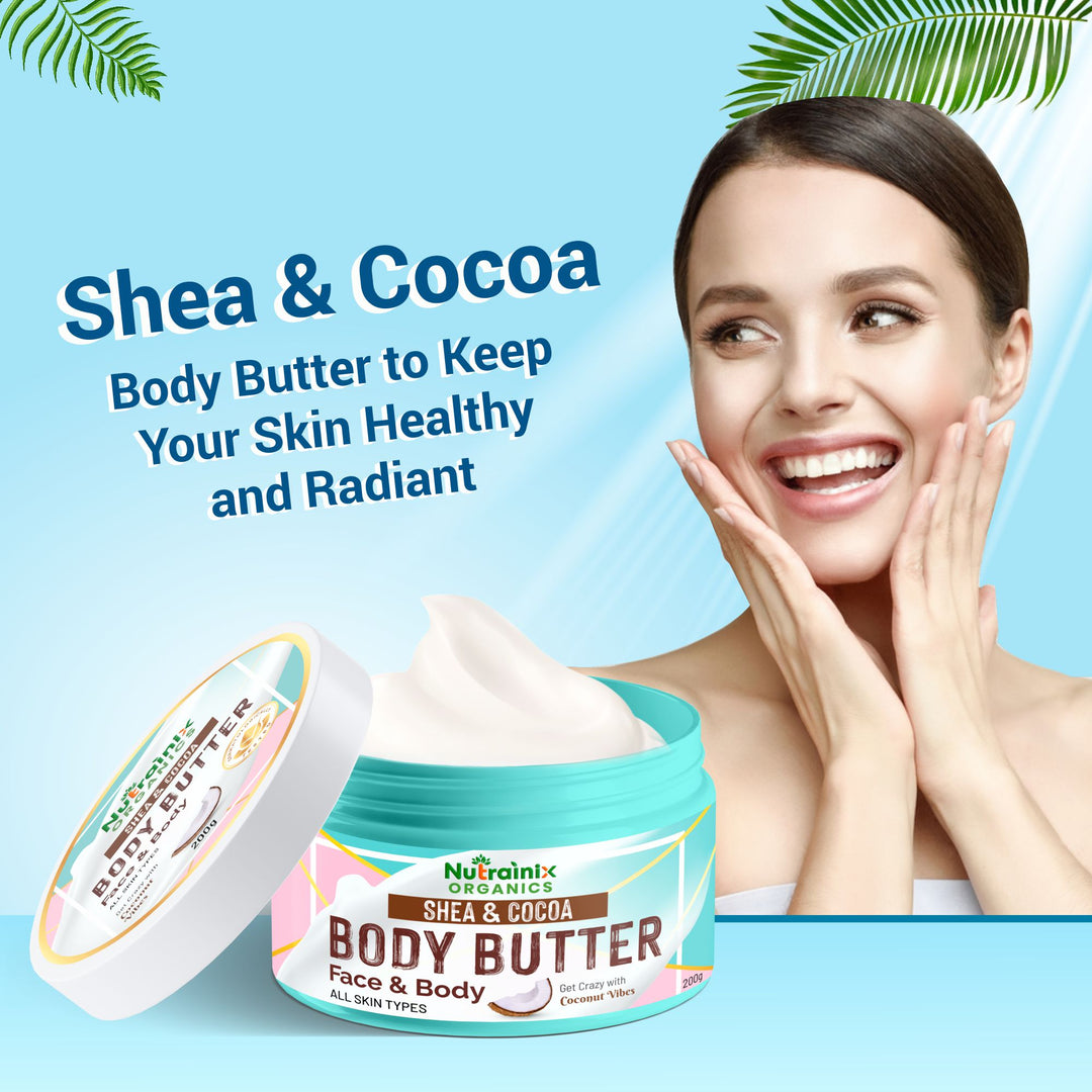 Nutrainix Organics Whipped Skin Salvation Body Butter - 200 gm
