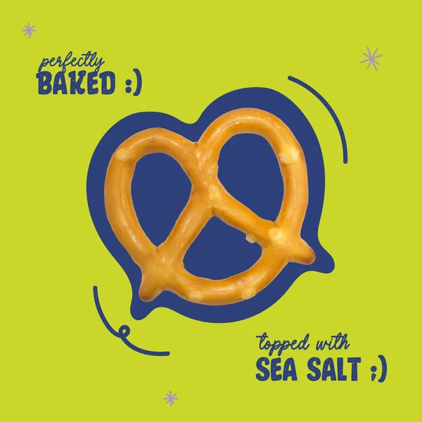 Atom Eats Salted Large Pretzel Knots | Baked Pretzels | 75 g, Pack of 4