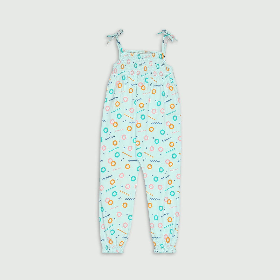 Ola! Otter Smocked Jumpsuit
