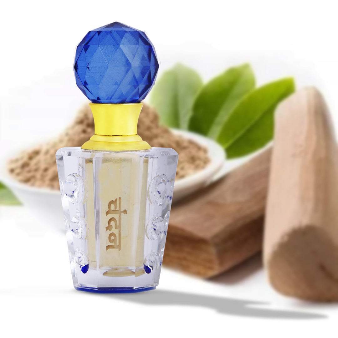 Bamboology Trends Itra/Attar Chandan (Sandalwood): A Unisex Natural Perfume for Aromatherapy and Wellness Benefits