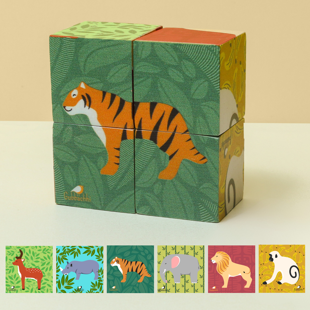Gubbachhi My First Block Puzzles - jungle