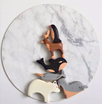 BIRCH & BUG Polar Animals Set of 6