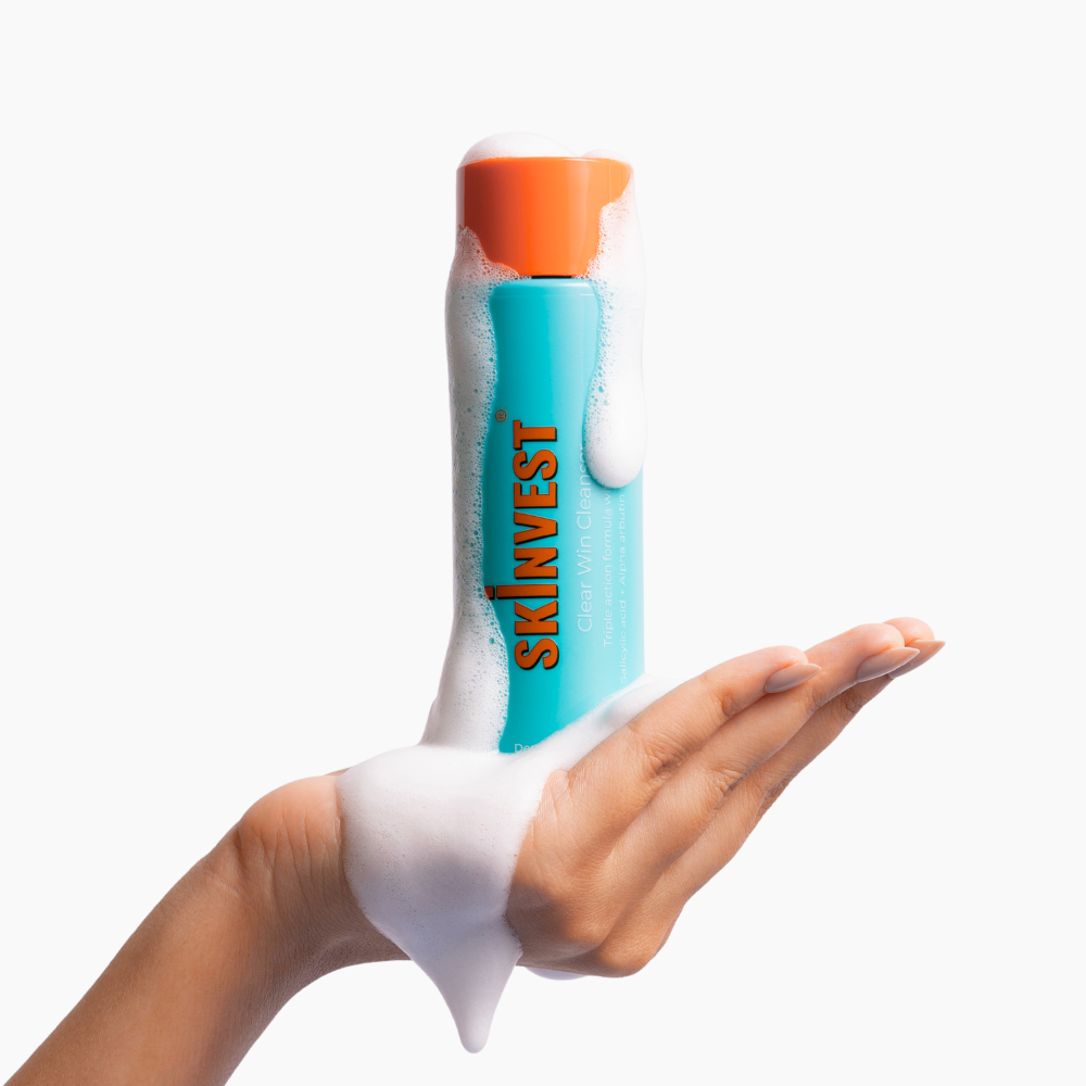 Skinvest Clear Win 100ml Face Gel Cleanser with Triple Action Formula For Men & Women