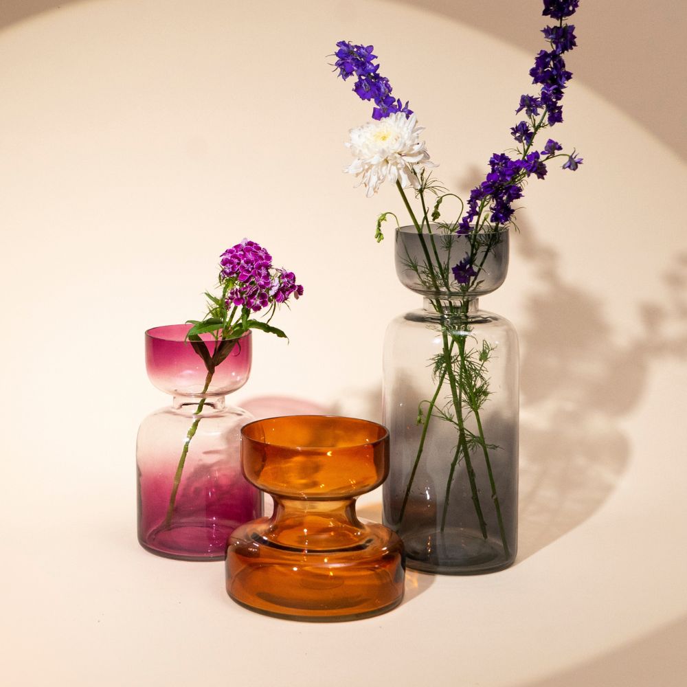 Muun Home Tinted Glass Vases