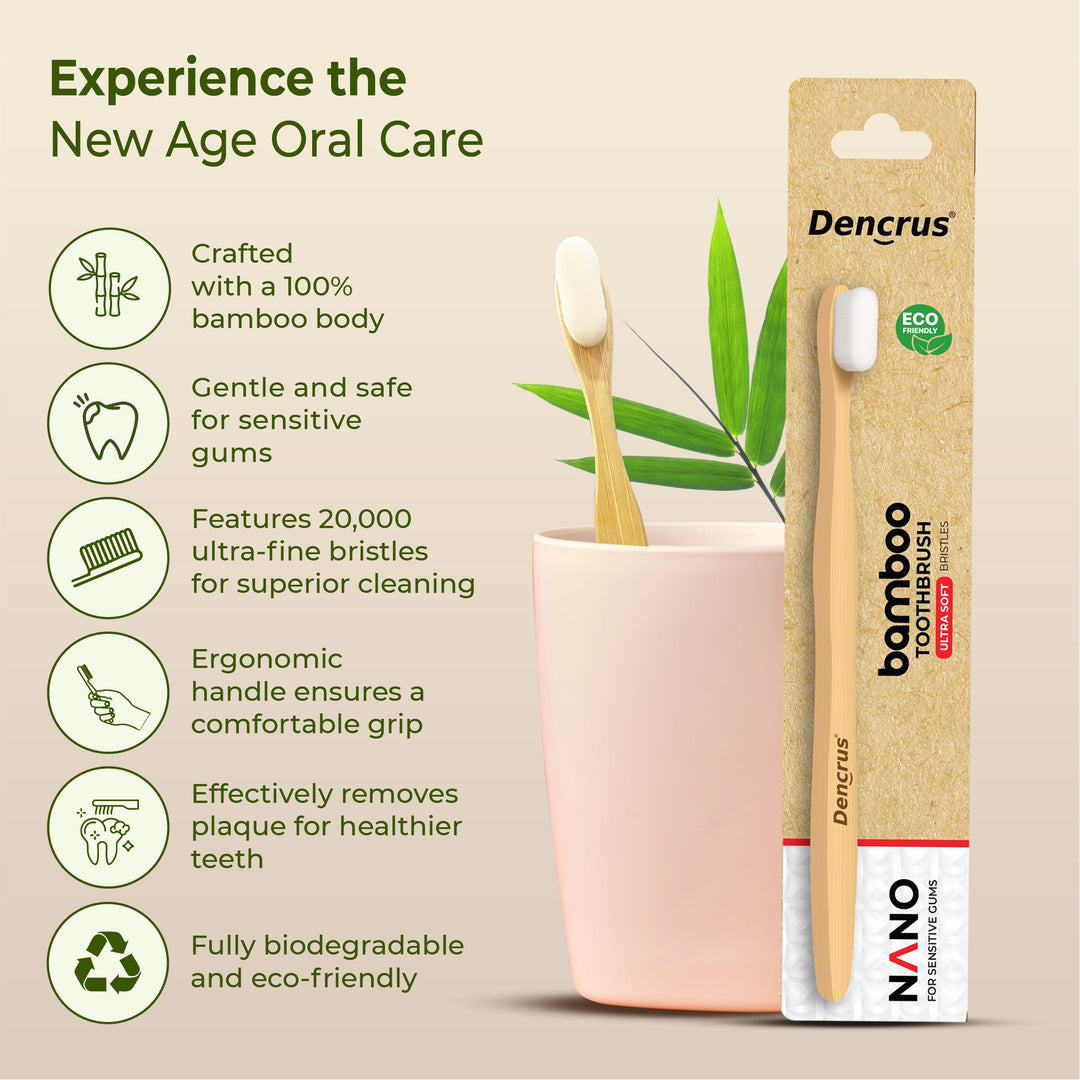 Dencrus Nano Bamboo Toothbrushes