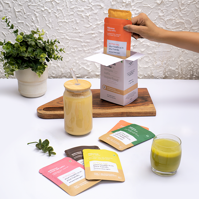 Fitlicious Assorted Sattu Mix - Pack of 7