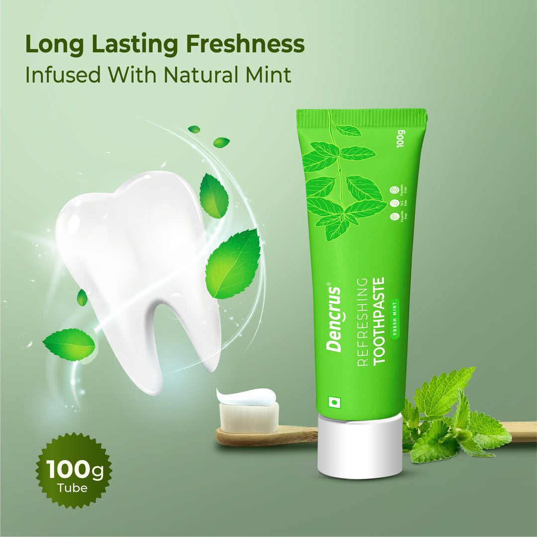Dencrus Bamboo Mint Toothpaste - 100 gm