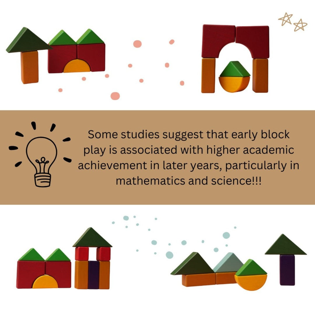 Earthy Rhythm - Multicolored Geo Blocks