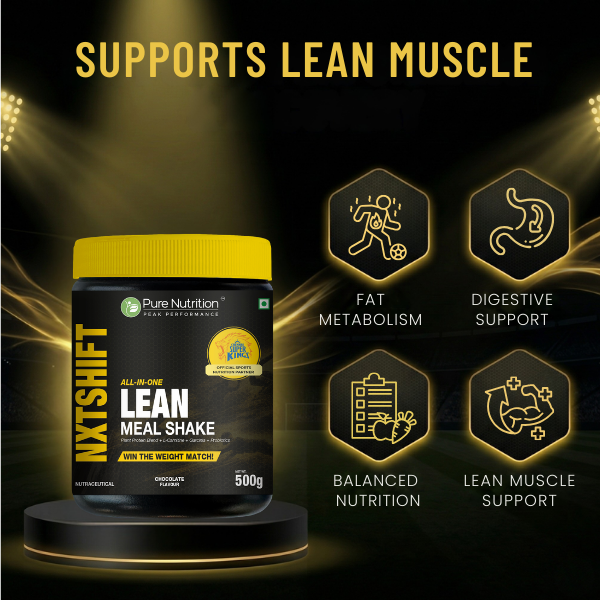 NXTShift Lean Meal Shake – 25g Plant Protein | Chocolate | Meal Support