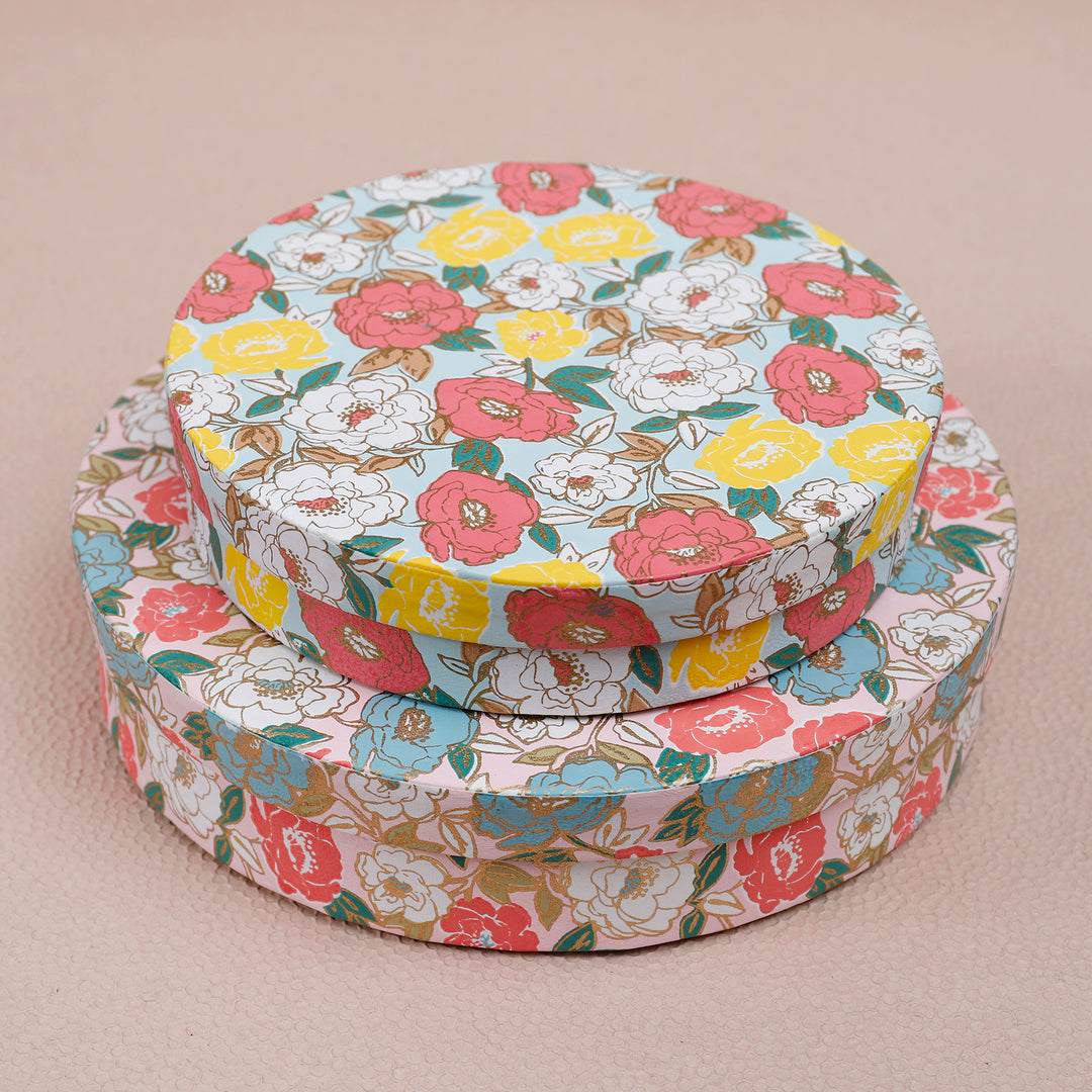 Phool Round Box (Set of 2)