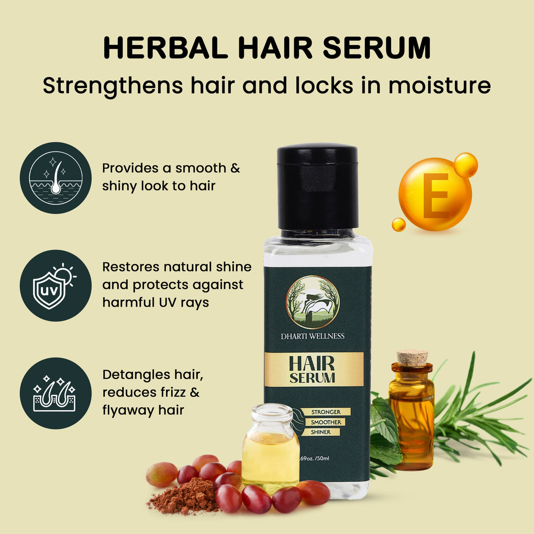 Hair Serum - Smooth Hair | Conditioning | UV Protection | Pollution Protection | Anti - Split Ends