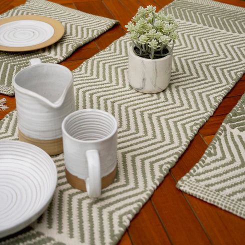 Muun Home Handwoven Reversible Table Runner